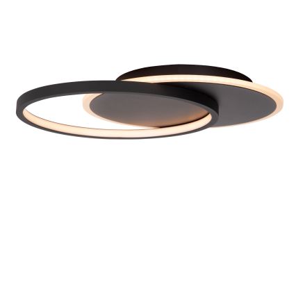 Lucide 44112/24/30 - LED Stmívatelné stropní svítidlo AXELLE LED/24W/230V černá