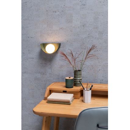 Lucide 45201/01/33 - Nástěnné svítidlo BENNI 1xG9/28W/230V zelená