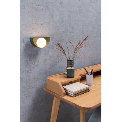 Lucide 45201/01/33 - Nástěnné svítidlo BENNI 1xG9/28W/230V zelená