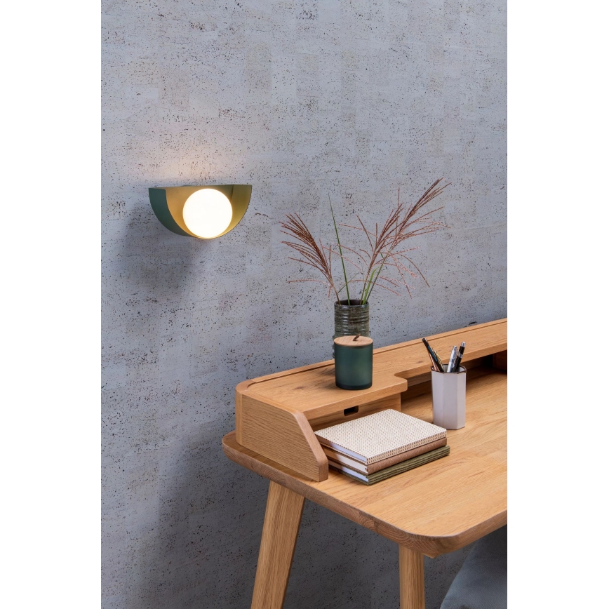Lucide 45201/01/33 - Nástěnné svítidlo BENNI 1xG9/28W/230V zelená