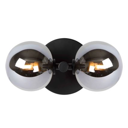 Lucide 45274/02/30 - Nástěnné svítidlo TYCHO 2xG9/28W/230V černá