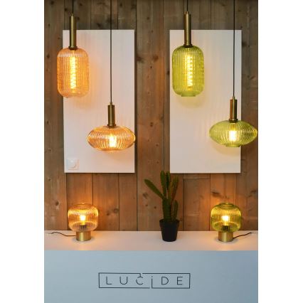 Lucide 45386/20/33 - Lustr na lanku MALOTO 1xE27/40W/230V pr. 20 cm zelená