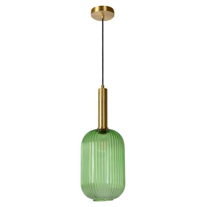 Lucide 45386/20/33 - Lustr na lanku MALOTO 1xE27/40W/230V pr. 20 cm zelená