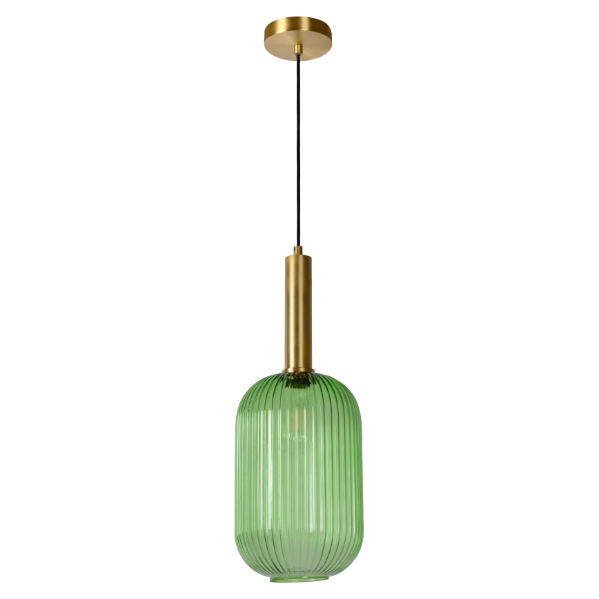 Lucide 45386/20/33 - Lustr na lanku MALOTO 1xE27/40W/230V pr. 20 cm zelená