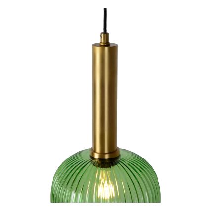Lucide 45386/20/33 - Lustr na lanku MALOTO 1xE27/40W/230V pr. 20 cm zelená