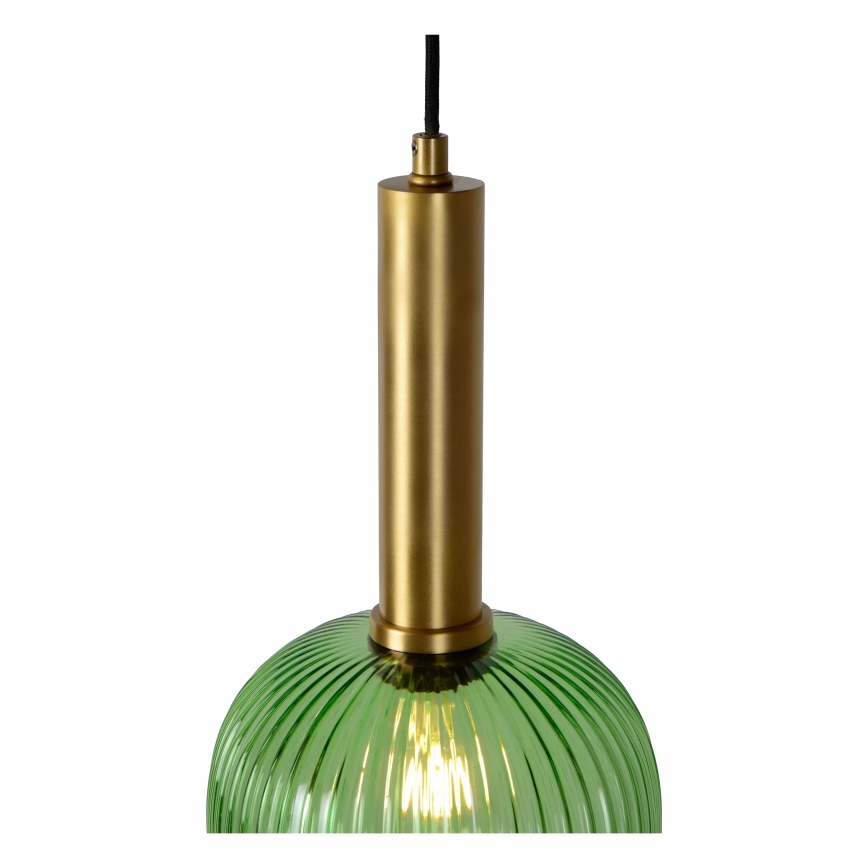 Lucide 45386/20/33 - Lustr na lanku MALOTO 1xE27/40W/230V pr. 20 cm zelená