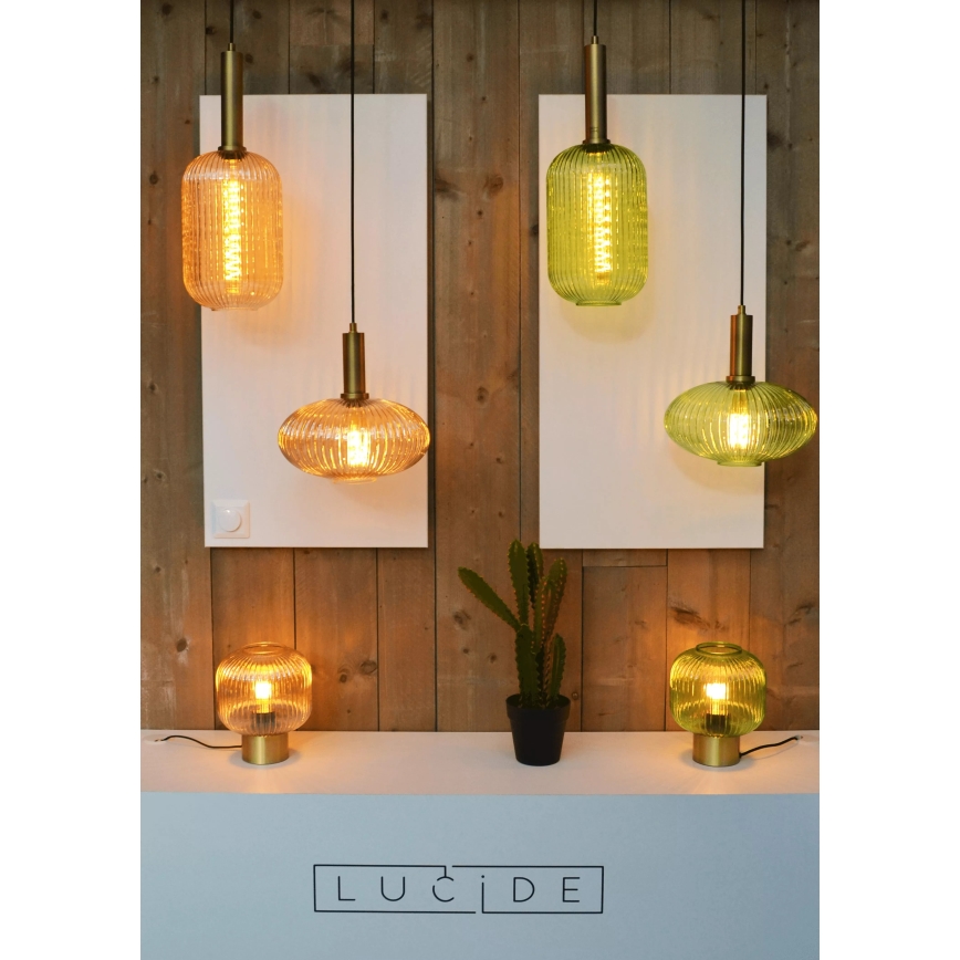 Lucide 45386/30/33 - Lustr na lanku MALOTO 1xE27/40W/230V pr. 30 cm zelená