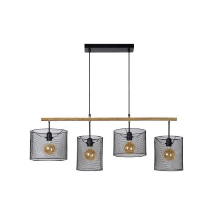 Lucide 45459/04/30 - Lustr na tyči BASKETT 4xE27/60W/230V