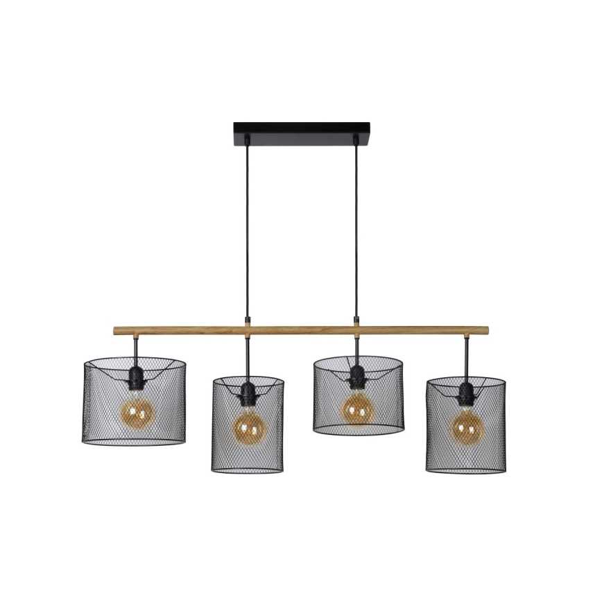 Lucide 45459/04/30 - Lustr na tyči BASKETT 4xE27/60W/230V