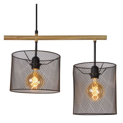 Lucide 45459/04/30 - Lustr na tyči BASKETT 4xE27/60W/230V
