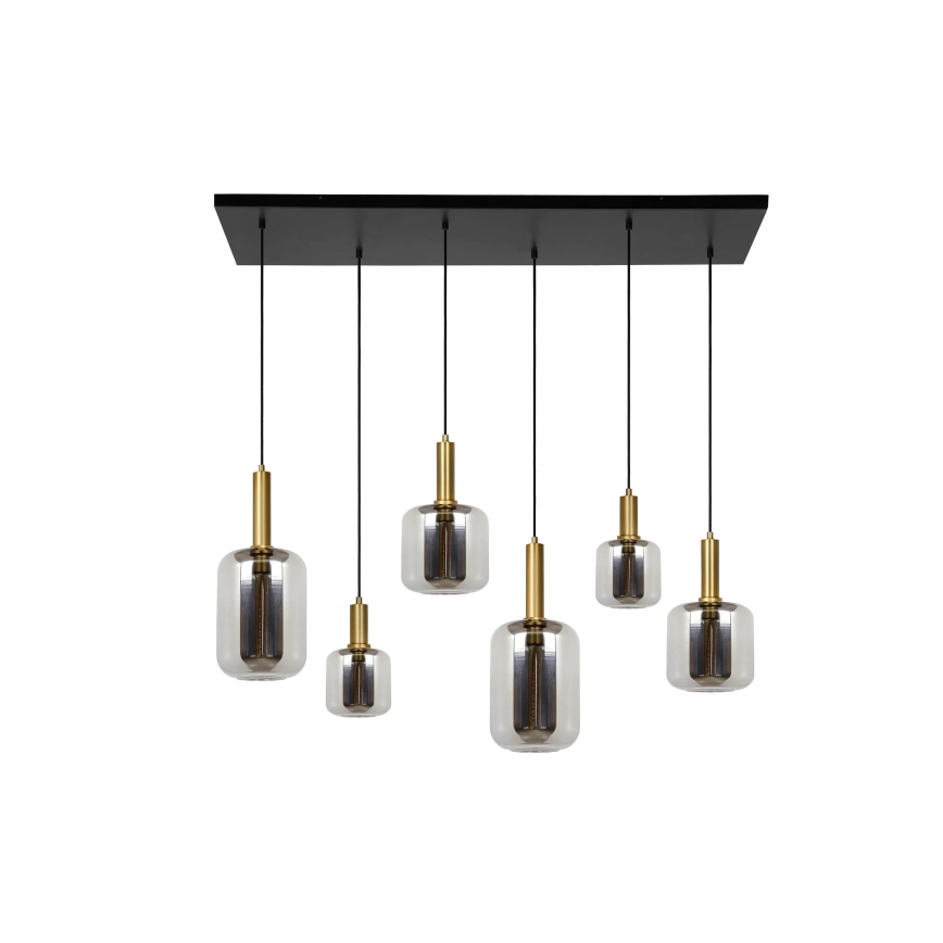 Lucide 45494/06/65 - Lustr na lanku JOANET 6xE27/40W/230V