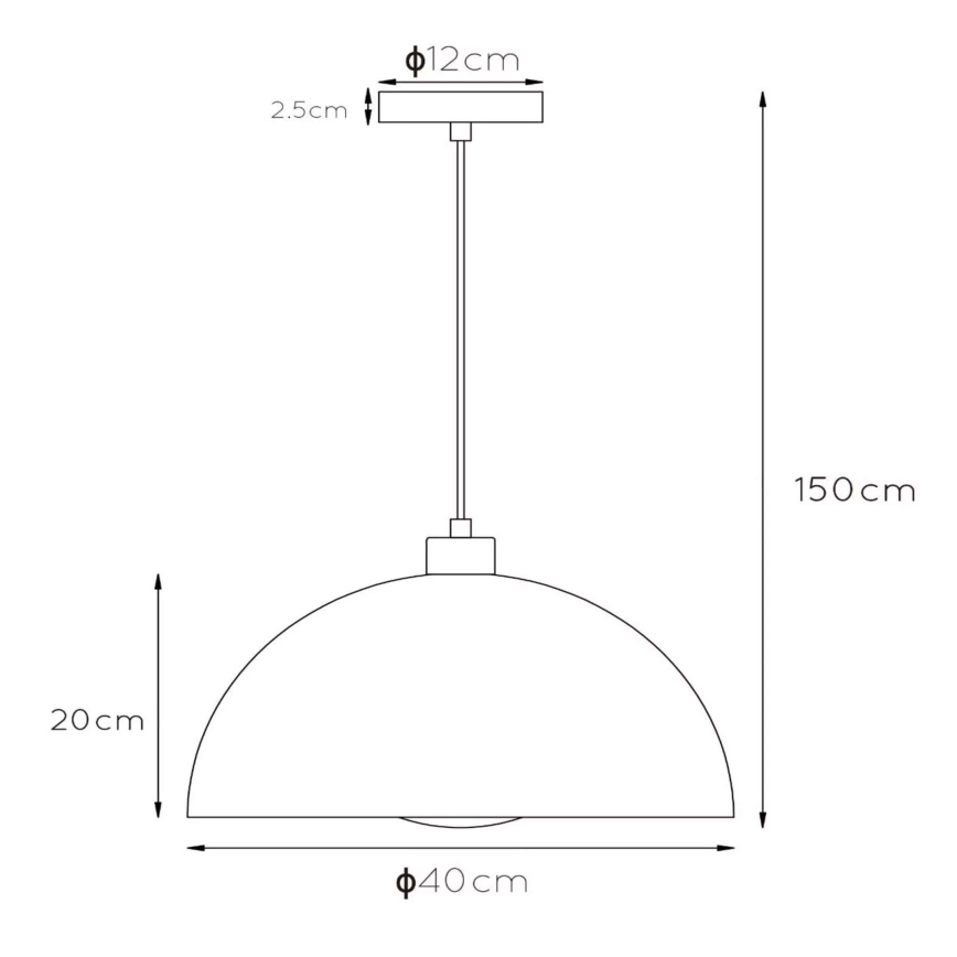 Lucide 45496/01/30 - Lustr na lanku SIEMON 1xE27/40W/230V černá
