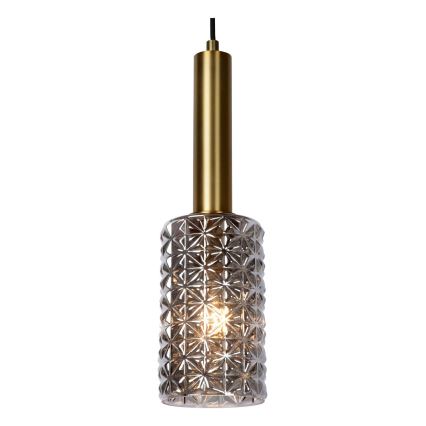 Lucide 45498/07/02 - Lustr na lanku CORALIE 7xE27/40W/230V černá/mosaz