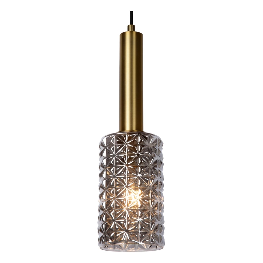 Lucide 45498/07/02 - Lustr na lanku CORALIE 7xE27/40W/230V černá/mosaz