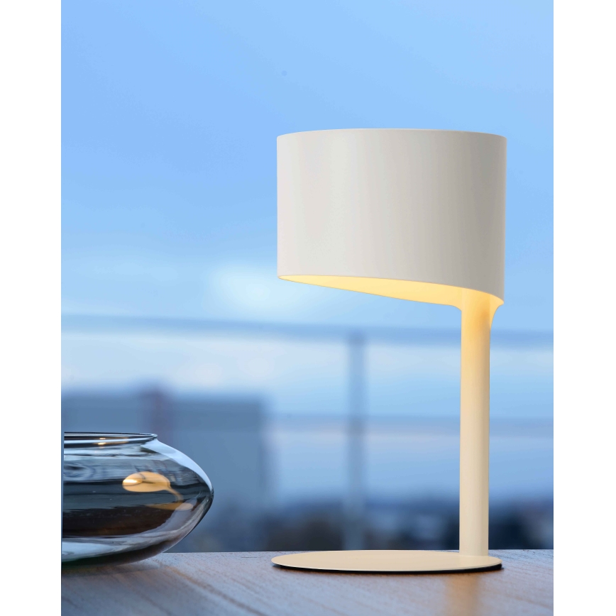 Lucide 45504/01/31 - Stolní lampa KNULLE 1xE14/40W/230V bílá