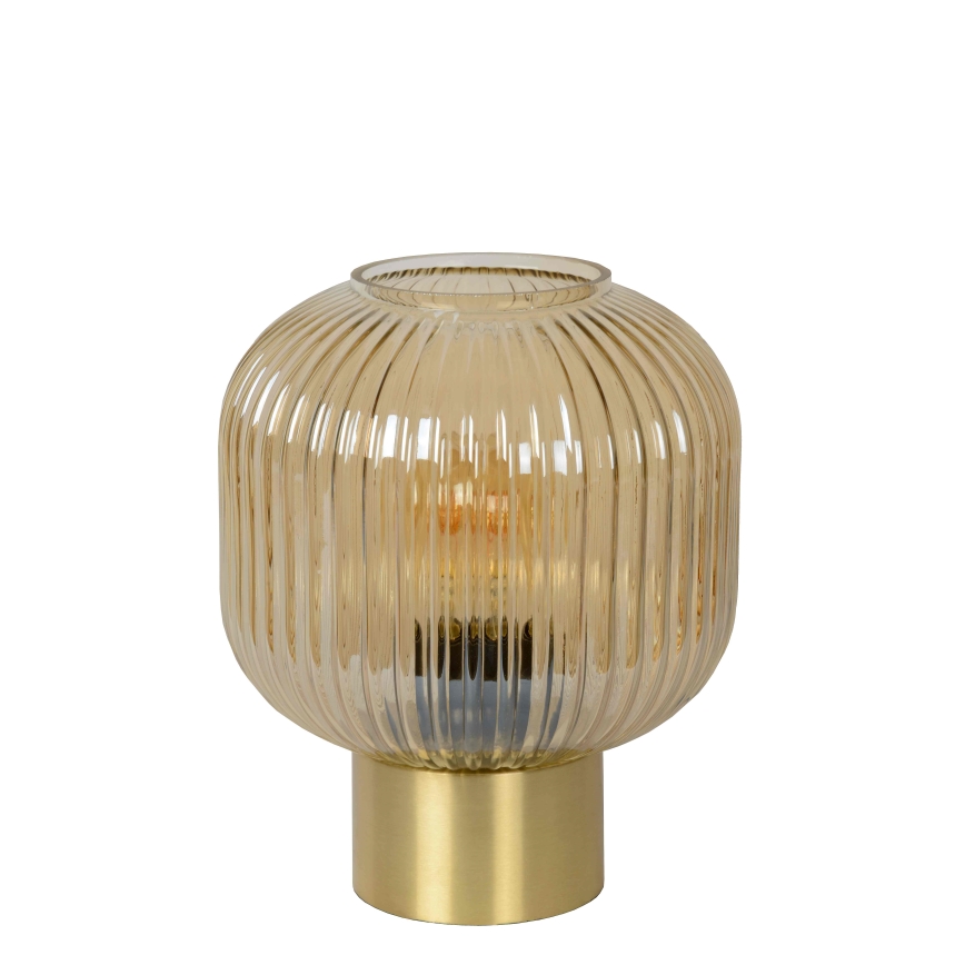 Lucide 45586/20/62 - Stolní lampa MALOTO 1xE27/40W/230V béžová/zlatá