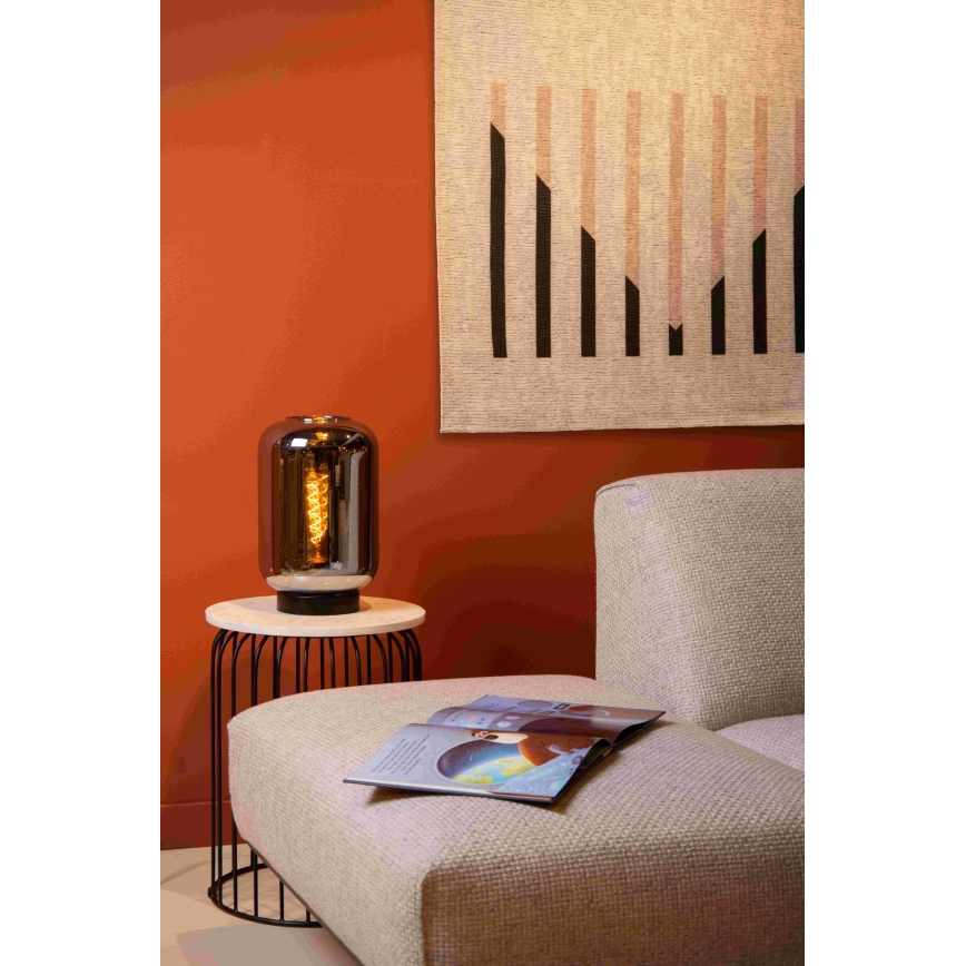 Lucide 45594/01/65 - Stolní lampa JOANET 1xE27/40W/230V černá