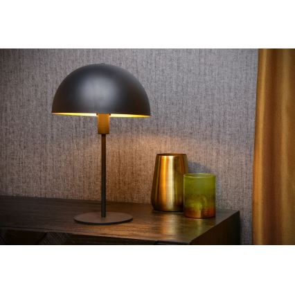 Lucide 45596/01/30 - Stolní lampa SIEMON 1xE14/25W/230V černá
