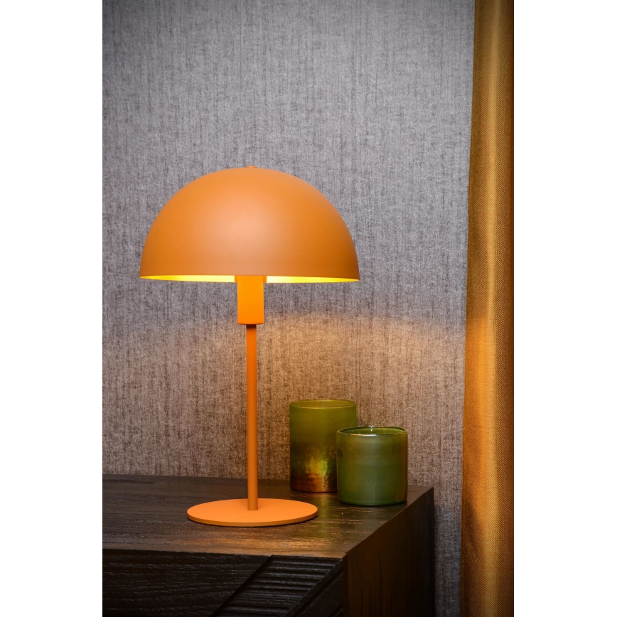 Lucide 45596/01/44 - Stolní lampa SIEMON 1xE14/25W/230V oranžová