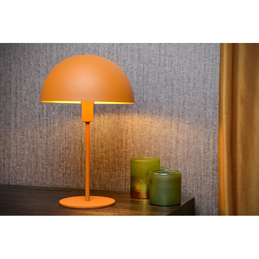 Lucide 45596/01/44 - Stolní lampa SIEMON 1xE14/25W/230V oranžová