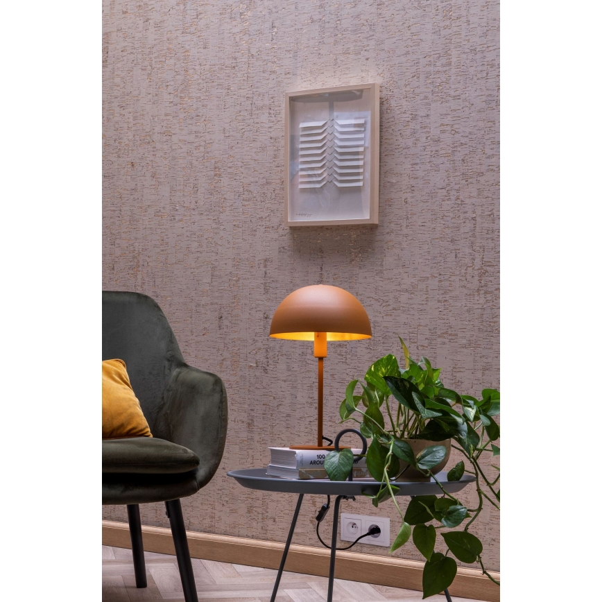 Lucide 45596/01/44 - Stolní lampa SIEMON 1xE14/25W/230V oranžová