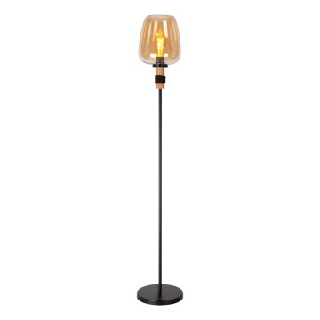 Lucide 45708/01/62 - Stojací lampa ILONA 1xE27/40W/230V černá/béžová