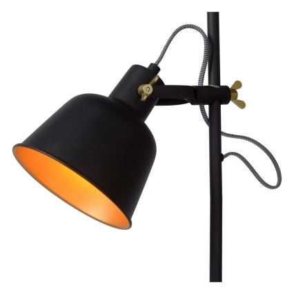 Lucide 45780/01/30 - Stojací lampa PIA 1xE27/40W/230V černá