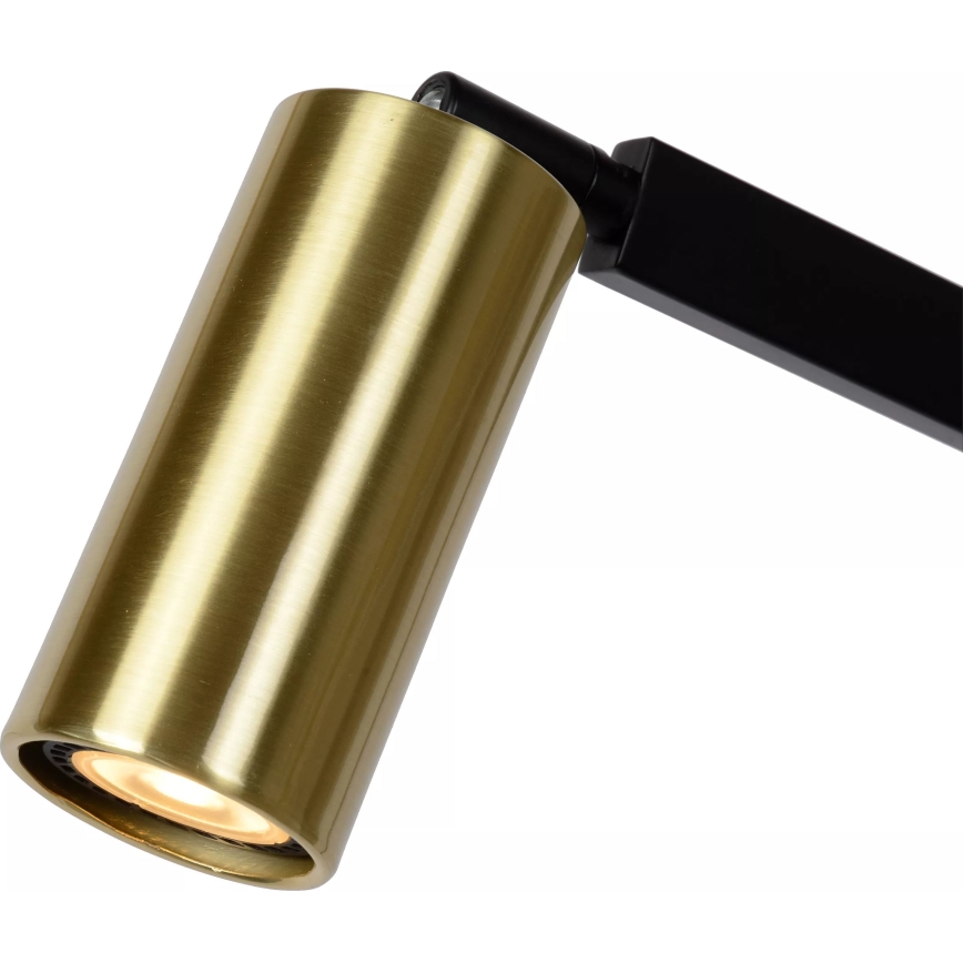 Lucide 45799/01/30 - Stojací lampa SYBIL 1xGU10/35W/230V černá/zlatá