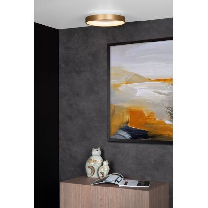 Lucide 46103/20/02 - LED Stmívatelné stropní svítidlo VIDAL LED/20W/230V pr. 28 cm zlatá