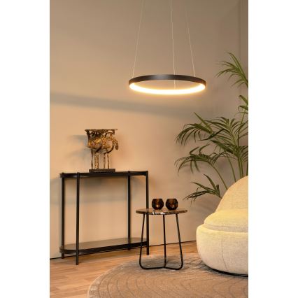 Lucide 46403/48/30 - LED Stmívatelný lustr na lanku VIDAL LED/48W/230V pr. 58 cm černá