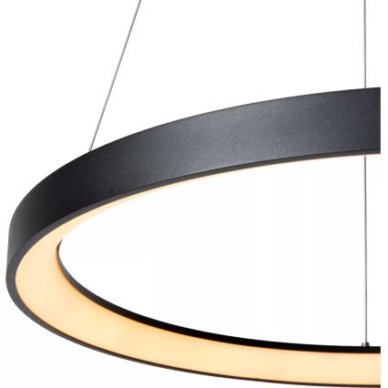 Lucide 46403/48/30 - LED Stmívatelný lustr na lanku VIDAL LED/48W/230V pr. 58 cm černá