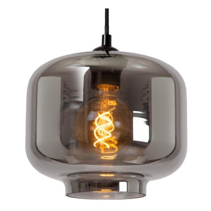 Lucide 46413/13/65 - Lustr na lanku MEDINE 3xE27/40W/230V kouřová