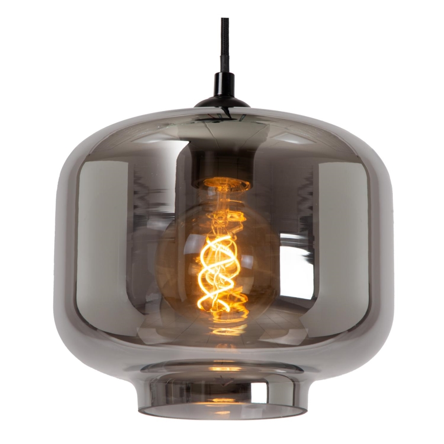 Lucide 46413/13/65 - Lustr na lanku MEDINE 3xE27/40W/230V kouřová