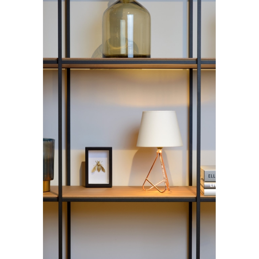 Lucide 47500/81/17 - Stolní lampa GITTA 1xE14/40W/230V bílá