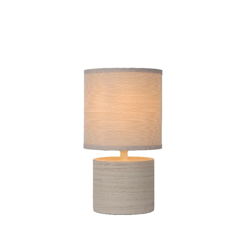 Lucide 47502/81/38 - Stolní lampa GREASBY 1xE14/40W/230V krémová