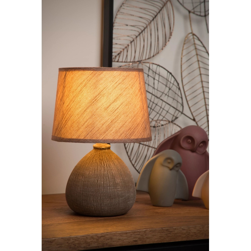 Lucide 47506/81/43 - Stolní lampa RAMZI 1xE14/40W/230V 26cm