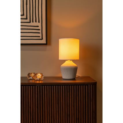 Lucide 47551/81/38 - Stolní lampa FILIZ 1xE14/40W/230V krémová