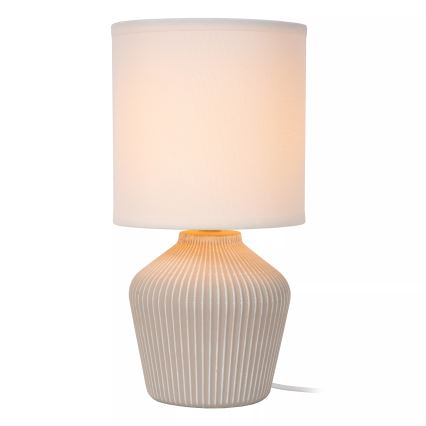 Lucide 47551/81/38 - Stolní lampa FILIZ 1xE14/40W/230V krémová