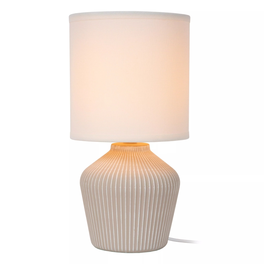Lucide 47551/81/38 - Stolní lampa FILIZ 1xE14/40W/230V krémová