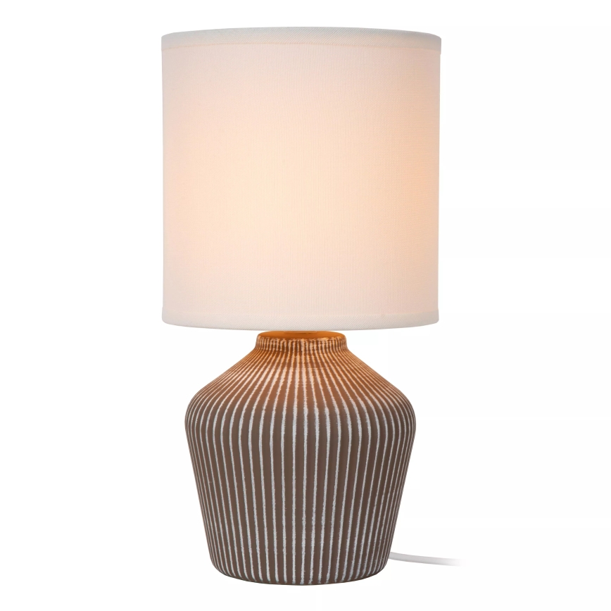 Lucide 47551/81/41 - Stolní lampa FILIZ 1xE14/40W/230V hnědá