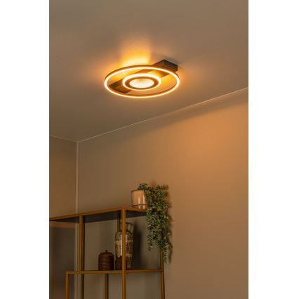 Lucide 53100/30/30 - LED Stmívatelné stropní svítidlo MARCIA LED/32W/230V 2700K 40x42 cm