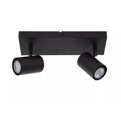 Lucide 53910/02/30 - Bodové svítidlo AMIGO 2xGU10/40W/230V černá