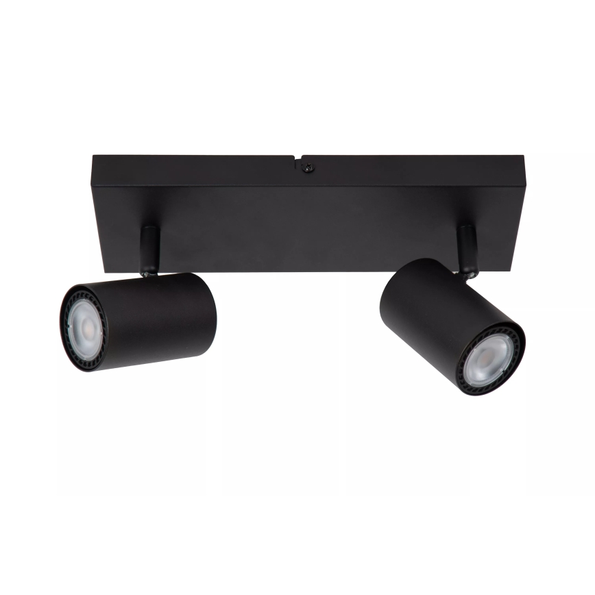 Lucide 53910/02/30 - Bodové svítidlo AMIGO 2xGU10/40W/230V černá