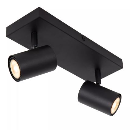Lucide 53910/02/30 - Bodové svítidlo AMIGO 2xGU10/40W/230V černá