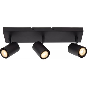 Lucide 53910/03/30 - Bodové svítidlo AMIGO 3xGU10/40W/230V černá