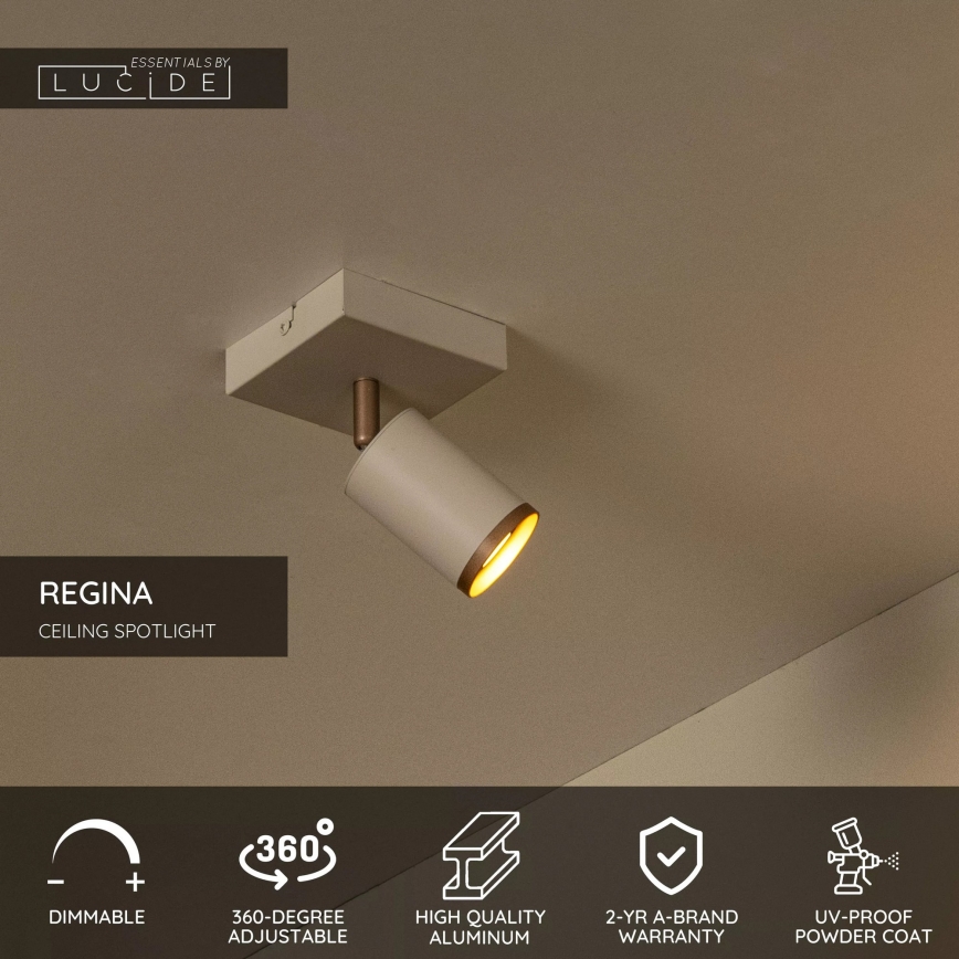 Lucide 53914/01/41 - Bodové svítidlo REGINA 1xGU10/50W/230V béžová