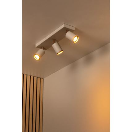 Lucide 53914/03/41 - Bodové svítidlo REGINA 3xGU10/50W/230V béžová