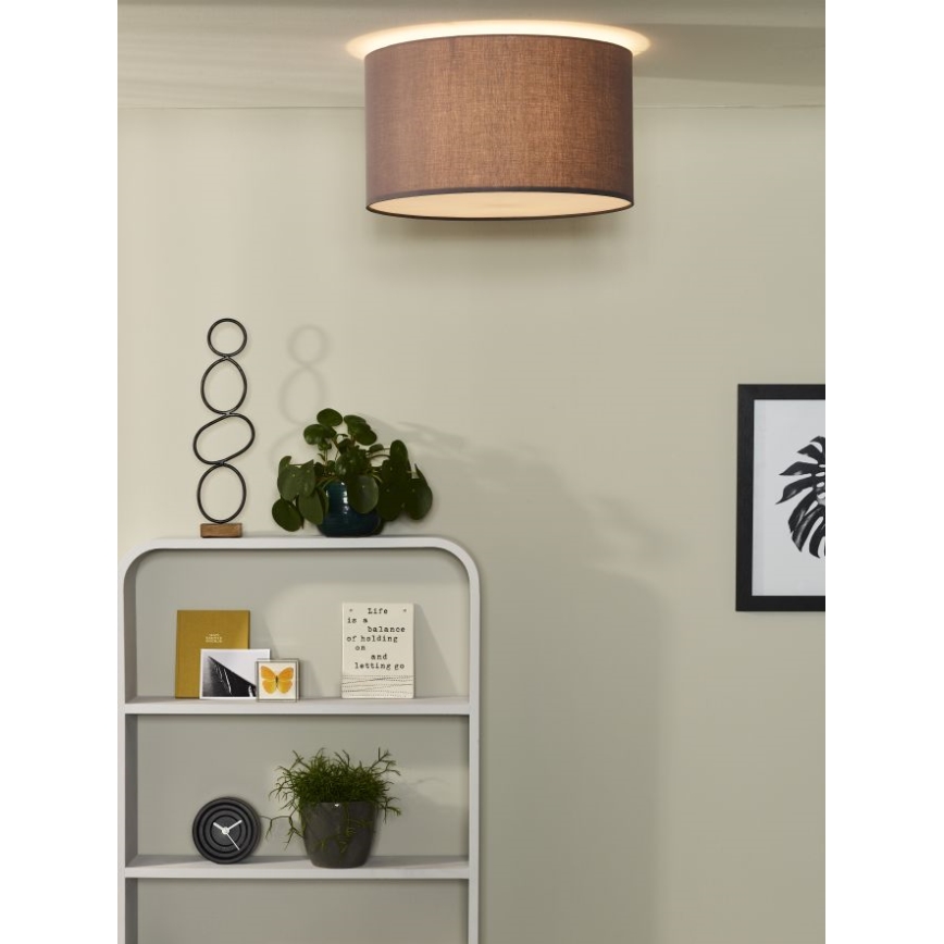 Lucide 61113/45/36 - Stropní svítidlo CORAL 1xE27/60W/230V šedá