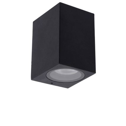 Lucide 69800/01/30 - Venkovní nástěnné svítidlo ZARO 1xGU10/35W/230V IP44 černá