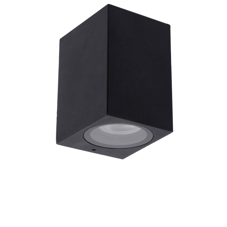 Lucide 69800/01/30 - Venkovní nástěnné svítidlo ZARO 1xGU10/35W/230V IP44 černá
